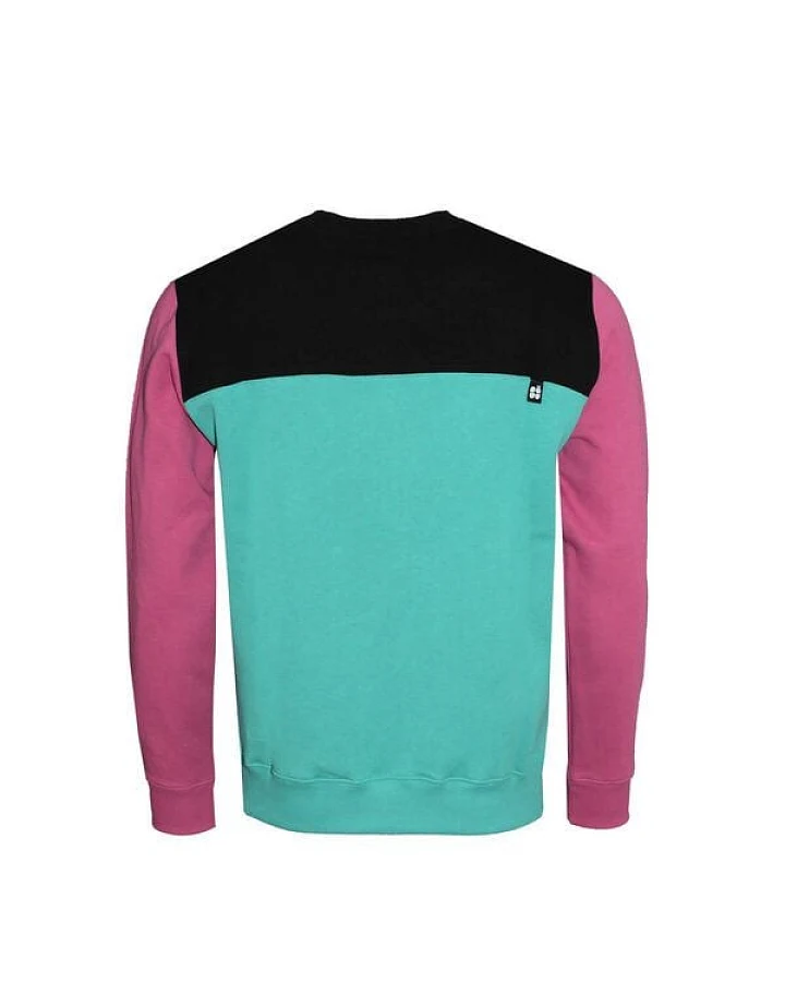 FÄDD Herren Sweatshirt Pullover aus Bio-Baumwolle "Fräsch Lain" Blau/Bunt