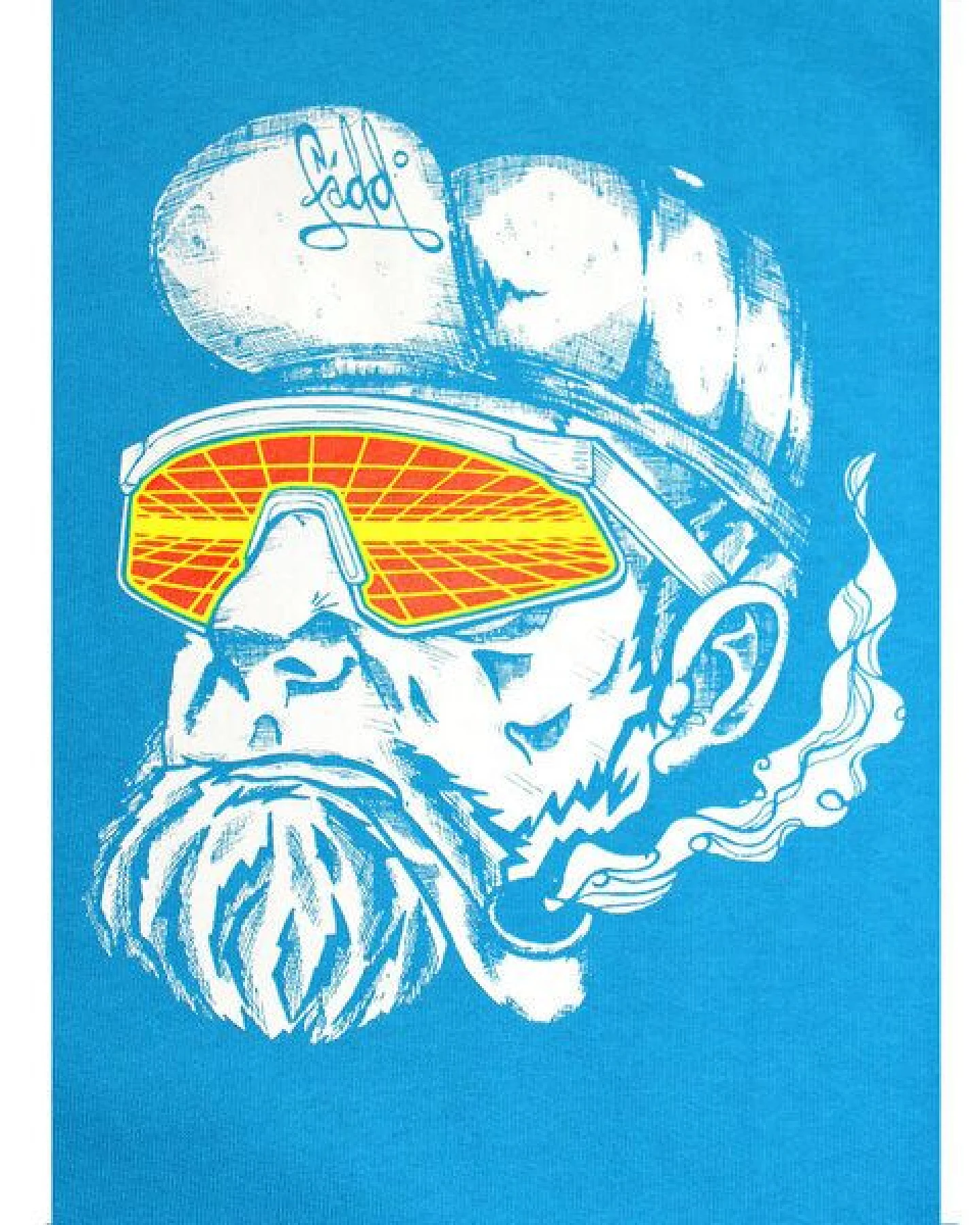 FÄDD Herren Sweatshirt Hoodie aus Bio-Baumwolle "Fläsch Hipster Hans" Blau – Ansicht 2