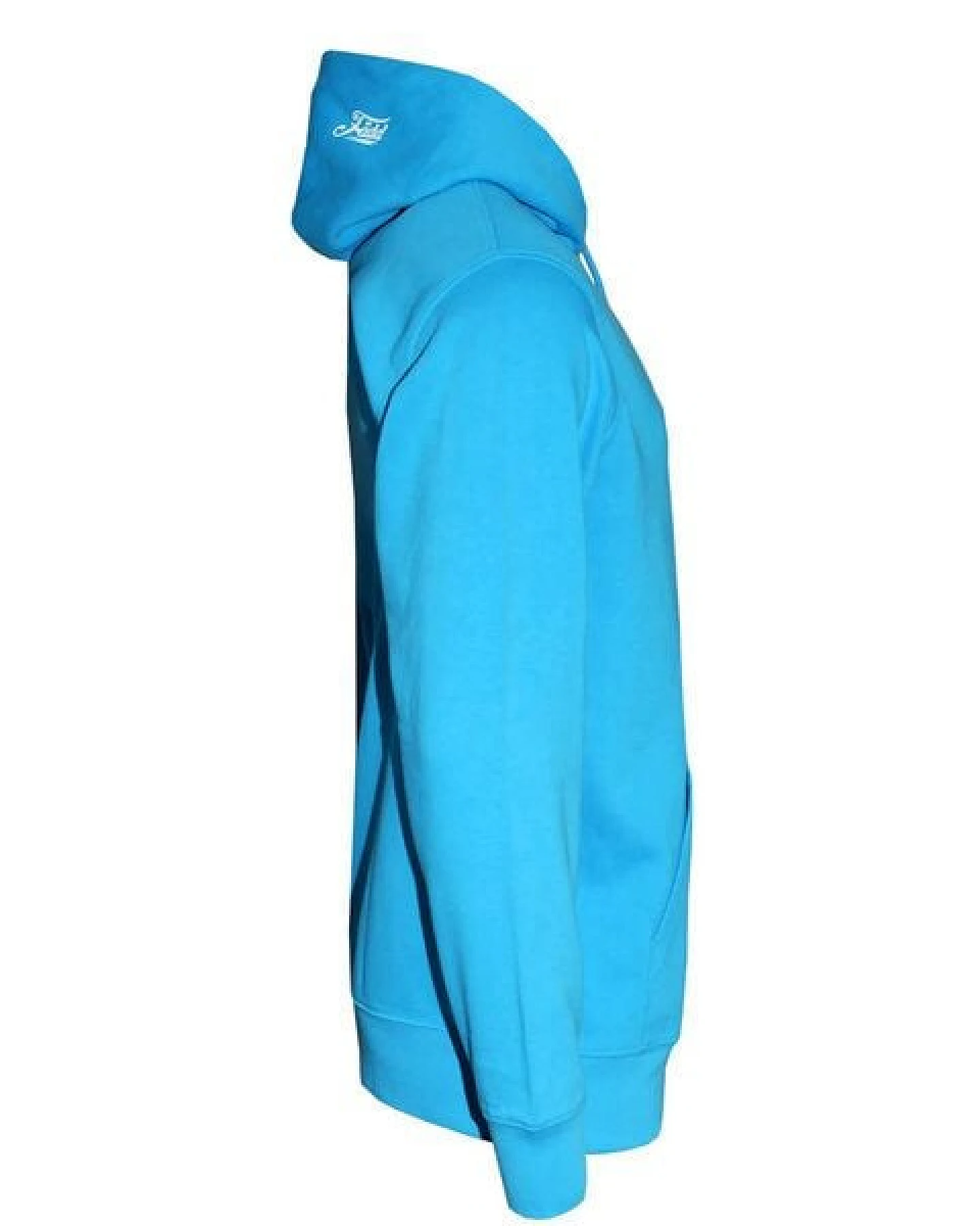 FÄDD Herren Sweatshirt Hoodie aus Bio-Baumwolle "Fläsch Hipster Hans" Blau – Ansicht 4