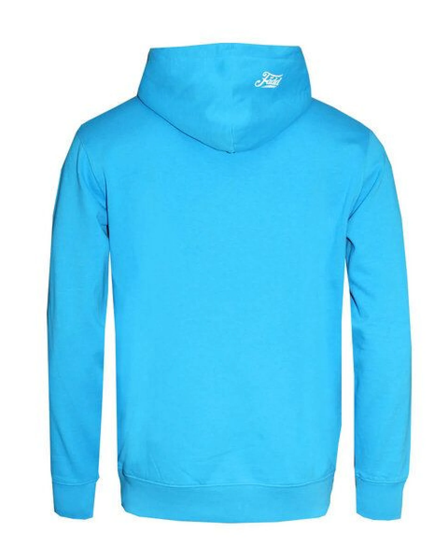FÄDD Herren Sweatshirt Hoodie aus Bio-Baumwolle "Fläsch Hipster Hans" Blau – Ansicht 3