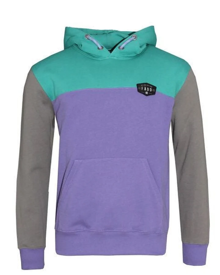 FÄDD Herren Sweatshirt Hoodie aus Bio-Baumwolle "Fräsch Lain Klässik" Bunt
