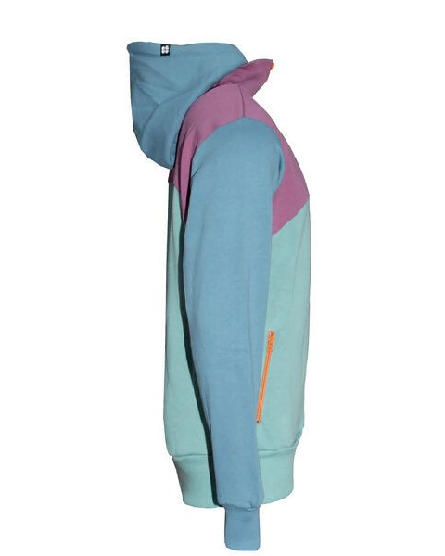 FÄDD Unisex 1/4 Sweatjacke aus Bio-Baumwolle "Troijer VZ Heimat" Grün Blau – Ansicht 4