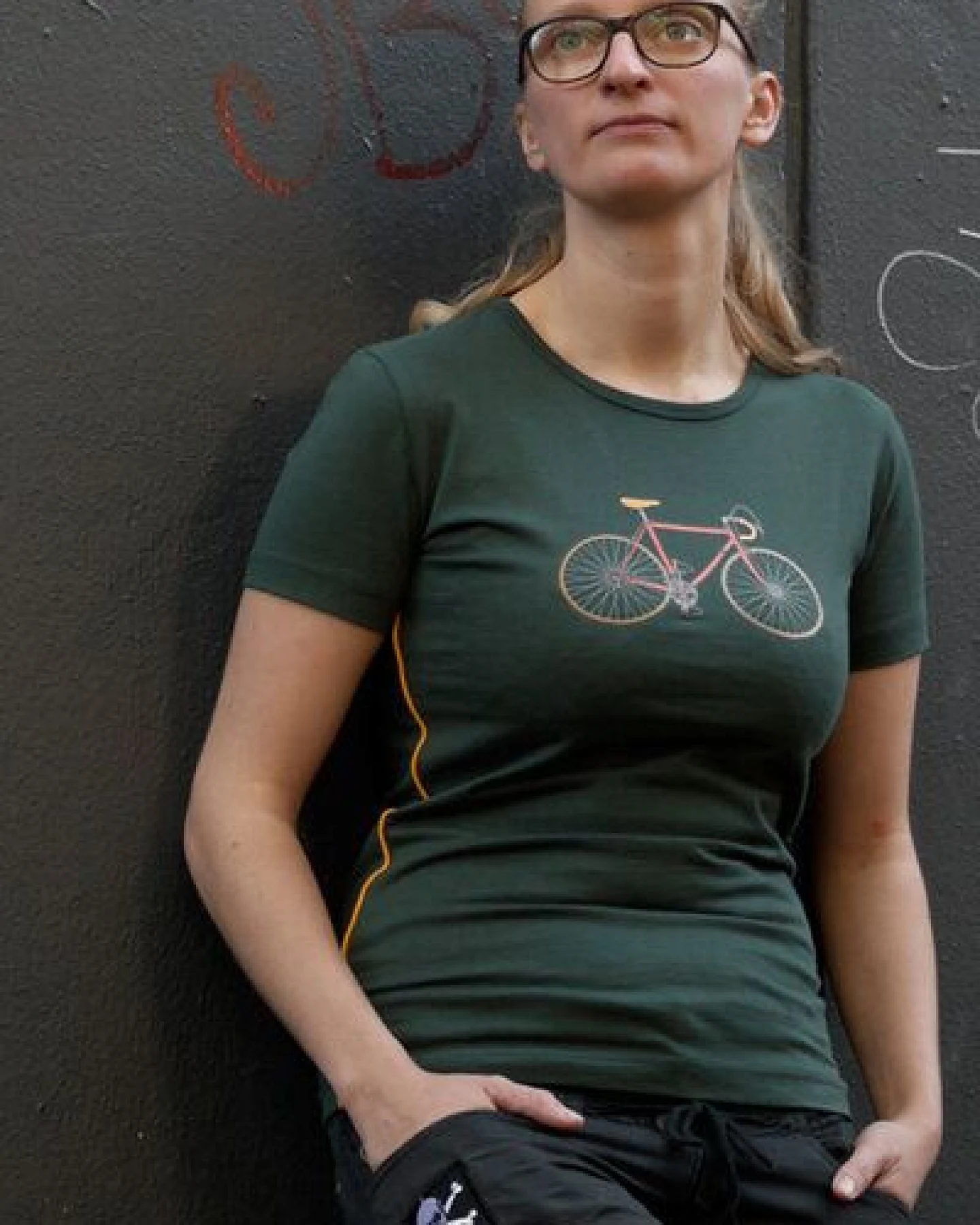 T-Shirtladen-Marktstrasse GmbH Rennrad Girl-T-Shirt – Ansicht 2