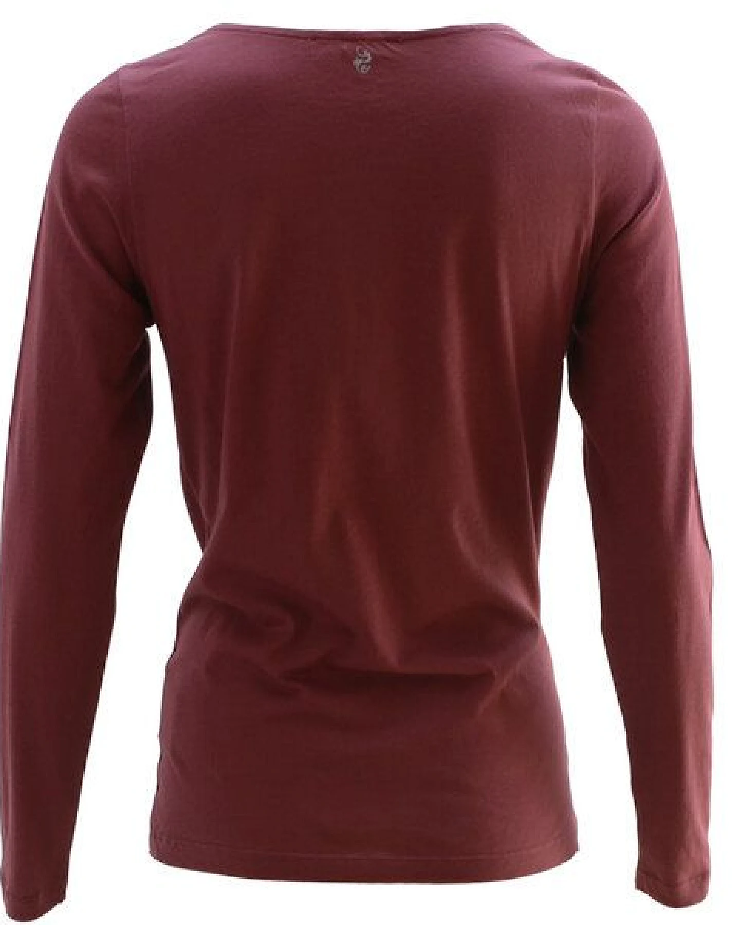 Alma & Lovis Langarmshirt mit Wasserfallausschnitt – Ansicht 2