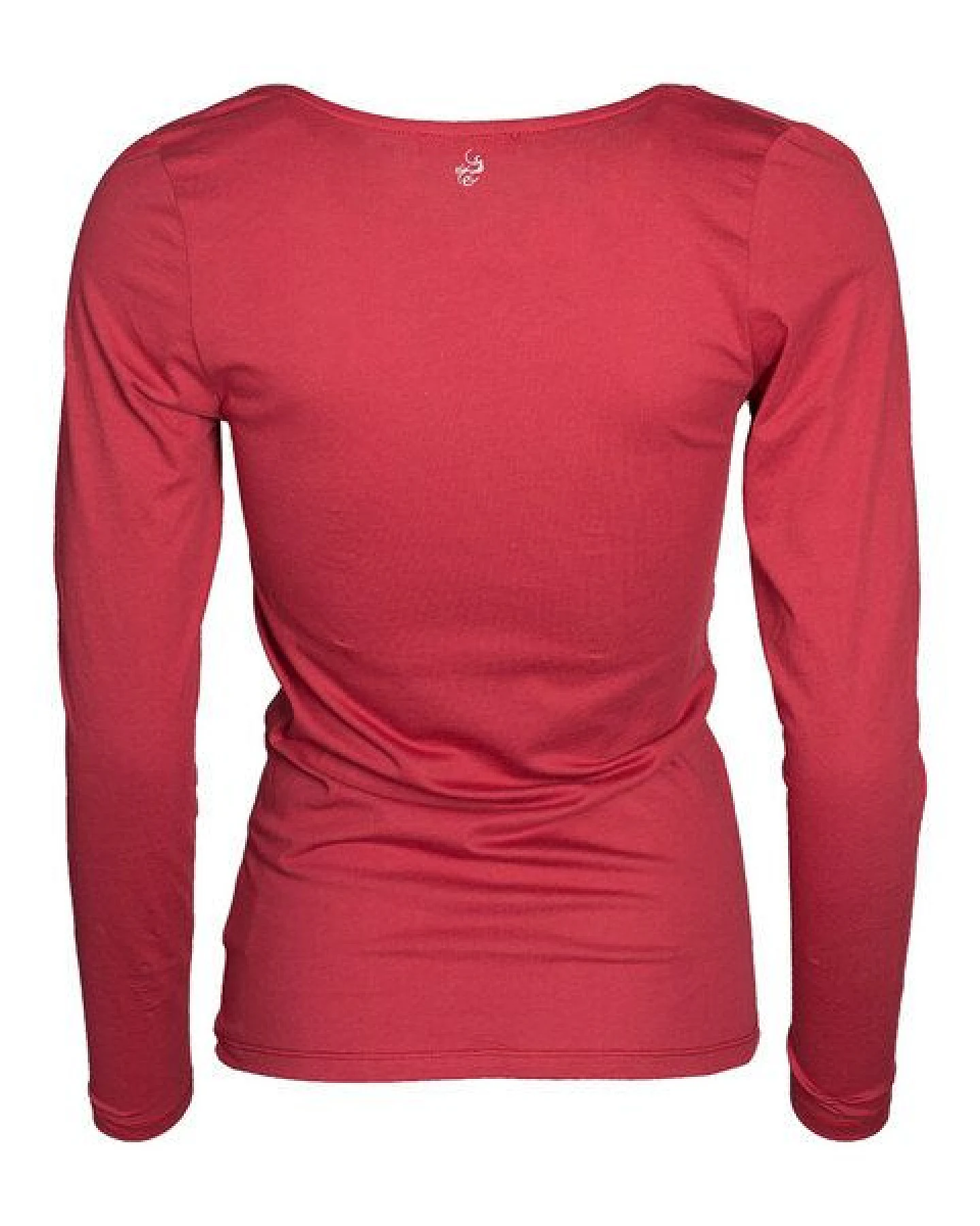 Alma & Lovis Langarmshirt mit Wasserfallausschnitt – Ansicht 2