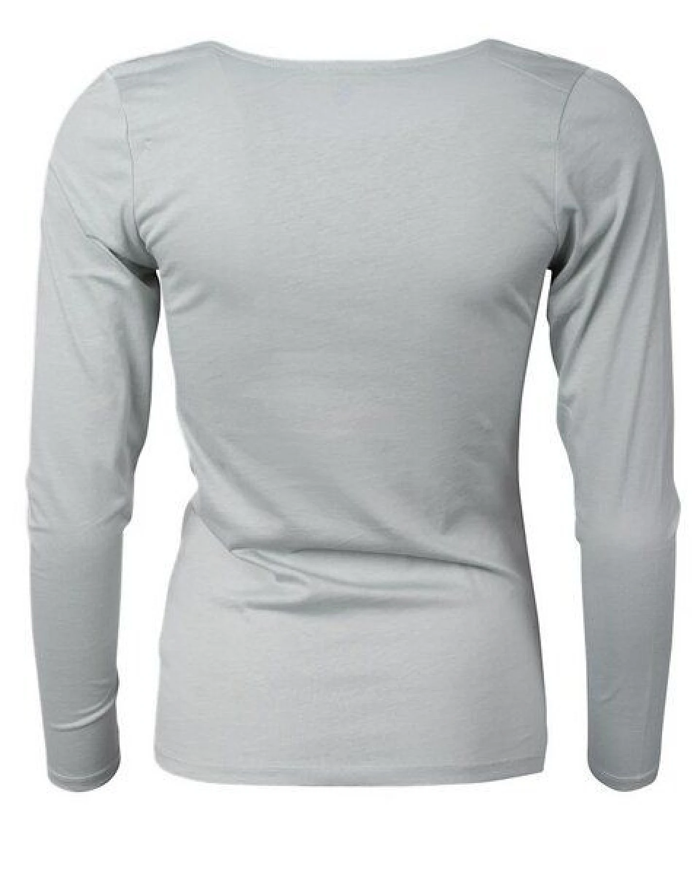 Alma & Lovis Langarmshirt mit Wasserfallausschnitt – Ansicht 2