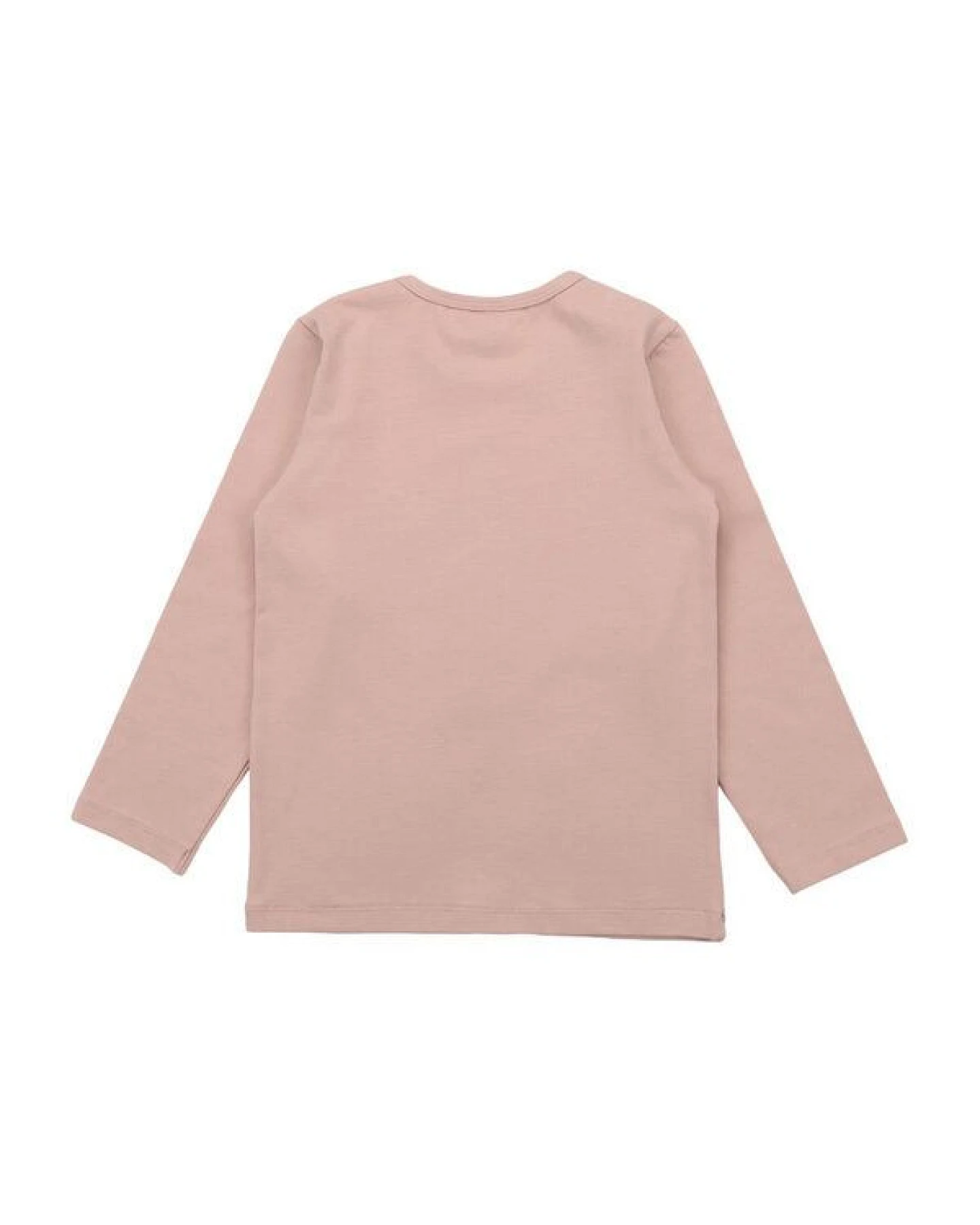 Kinder Langarmshirt GOTS zertifiziert, rosa, „Fancy Flowers“ Frontprint, weich & bequem – Walkiddy – Ansicht 3