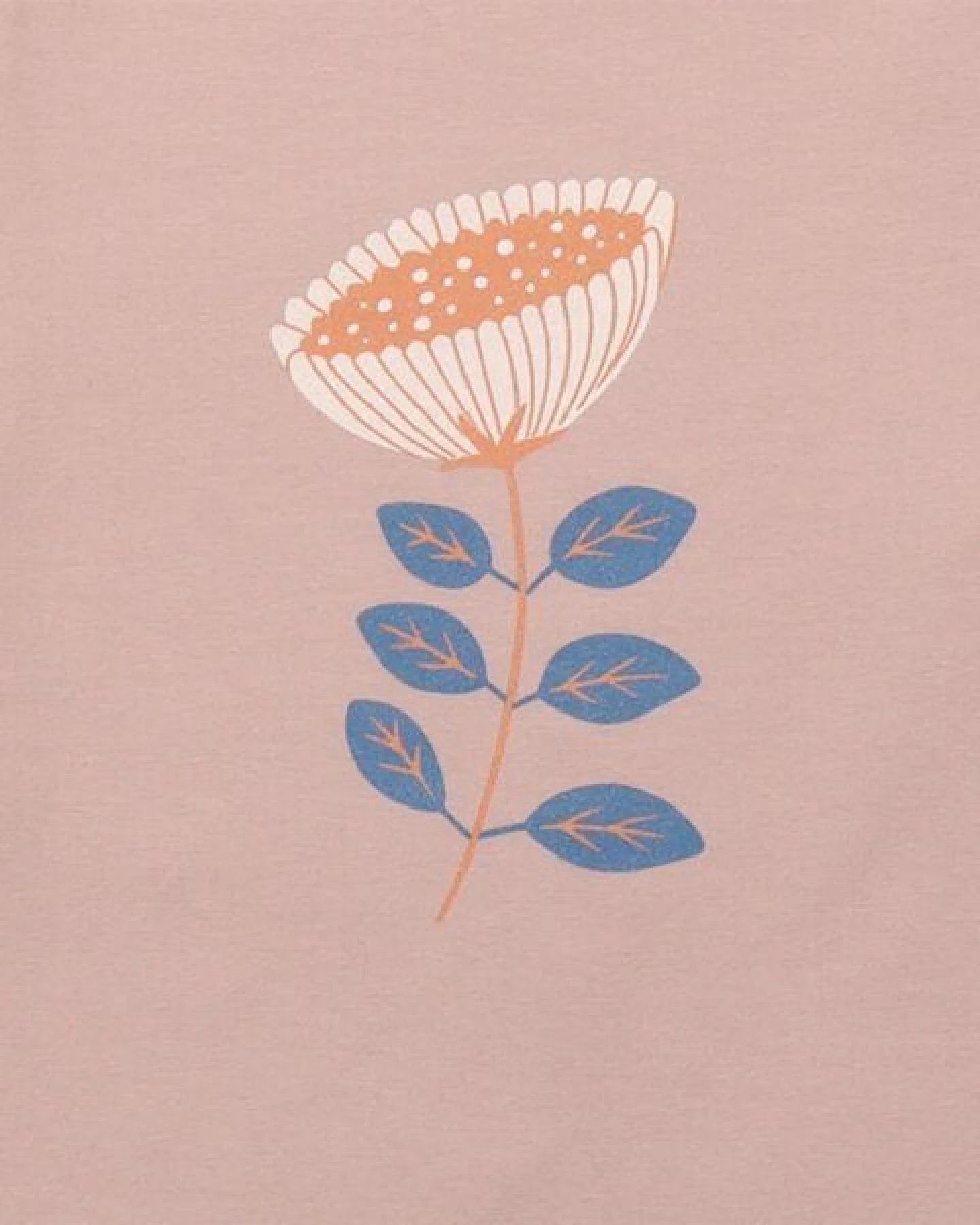 Kinder Langarmshirt GOTS zertifiziert, rosa, „Fancy Flowers“ Frontprint, weich & bequem – Walkiddy – Ansicht 4
