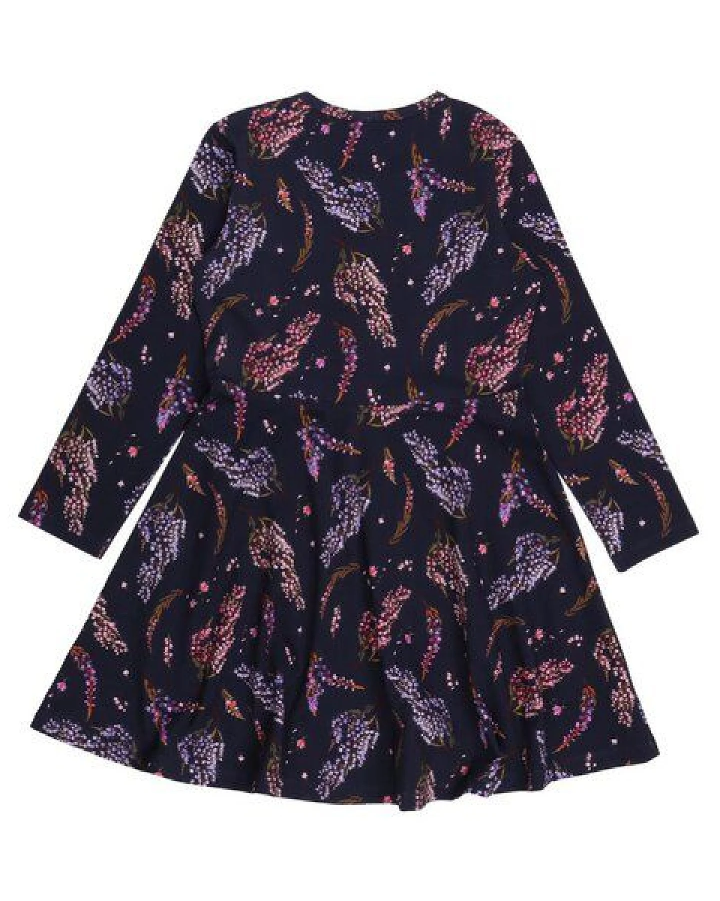 Walkiddy Heide Bio-Baumwollkleid Blau - Kindermode, Nachhaltig & GOTS-Zertifiziert – Ansicht 3