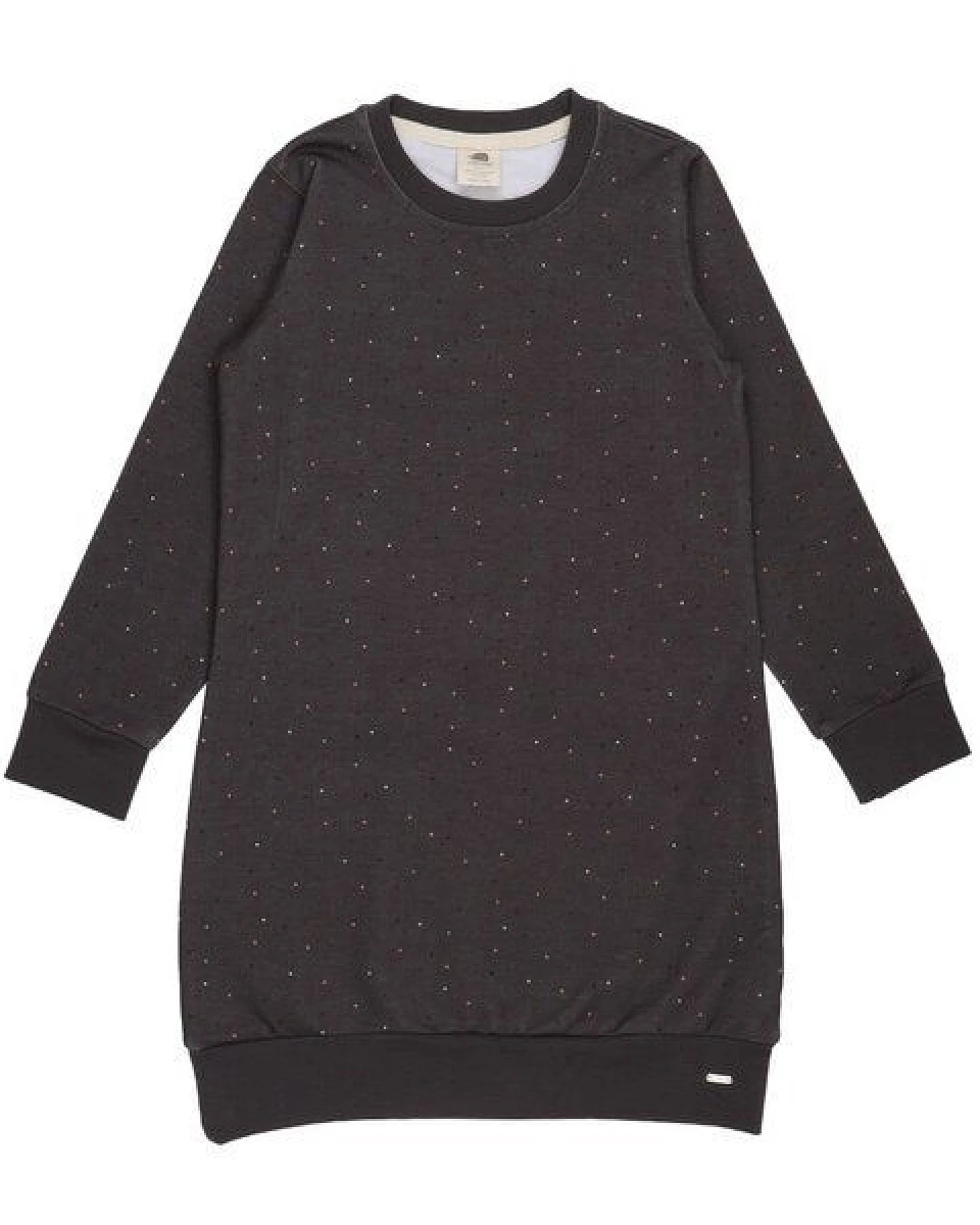 Kinder Kleid GOTS zertifiziert – Grau, Langarm, weich & bequem – Ansicht 2