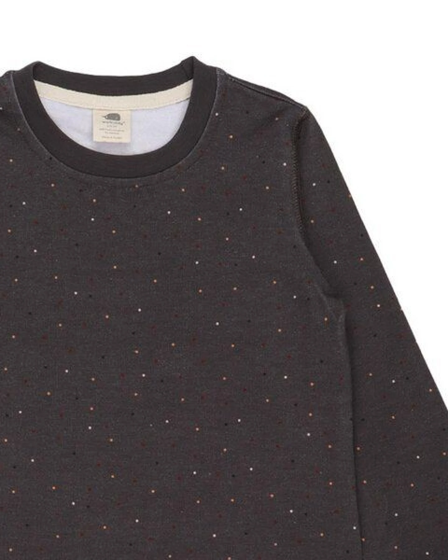 Kinder Kleid GOTS zertifiziert – Grau, Langarm, weich & bequem – Ansicht 3