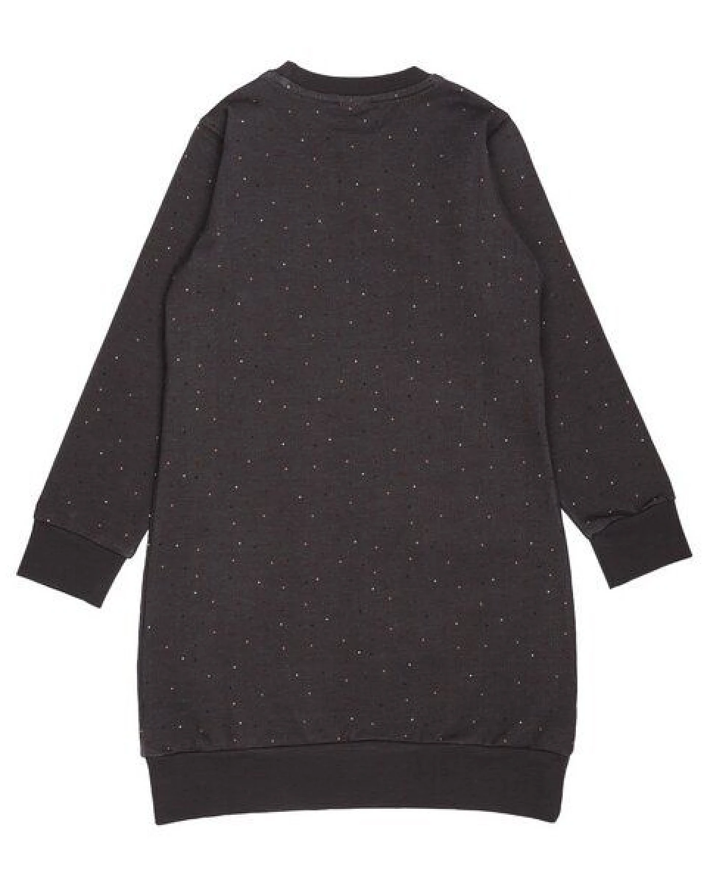 Kinder Kleid GOTS zertifiziert – Grau, Langarm, weich & bequem – Ansicht 4