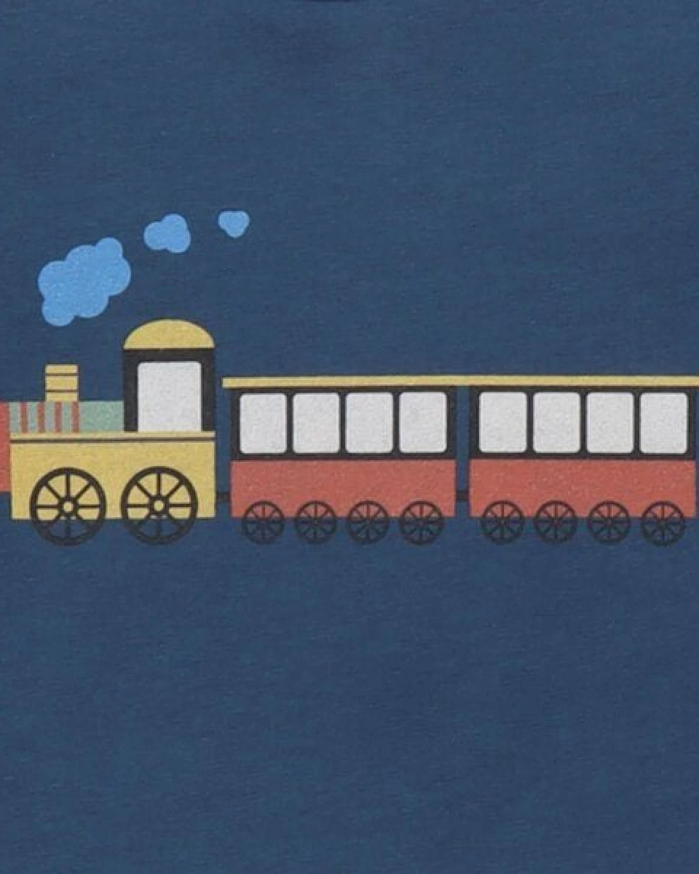 Walkiddy Tiny Trains Shirt - Bio-Baumwolle, Nachhaltig & Umweltbewusst - Blau Kinderkleidung – GOTS zertifiziert – Ansicht 4
