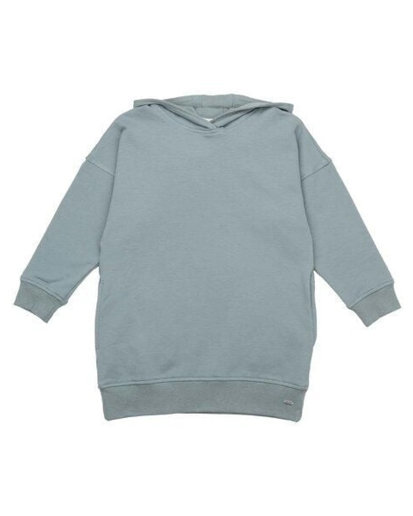 Walkiddy Green Hoodie Dress - Bio-Baumwolle, nachhaltig, GOTS-zertifiziert, kinderfreundlich – Ansicht 2