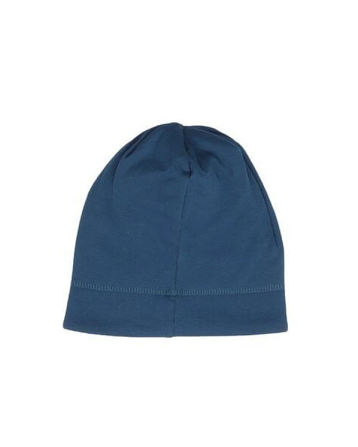 Kinder Mütze GOTS zertifiziert Bio-Baumwolle, Blau (Navy), Walkiddy