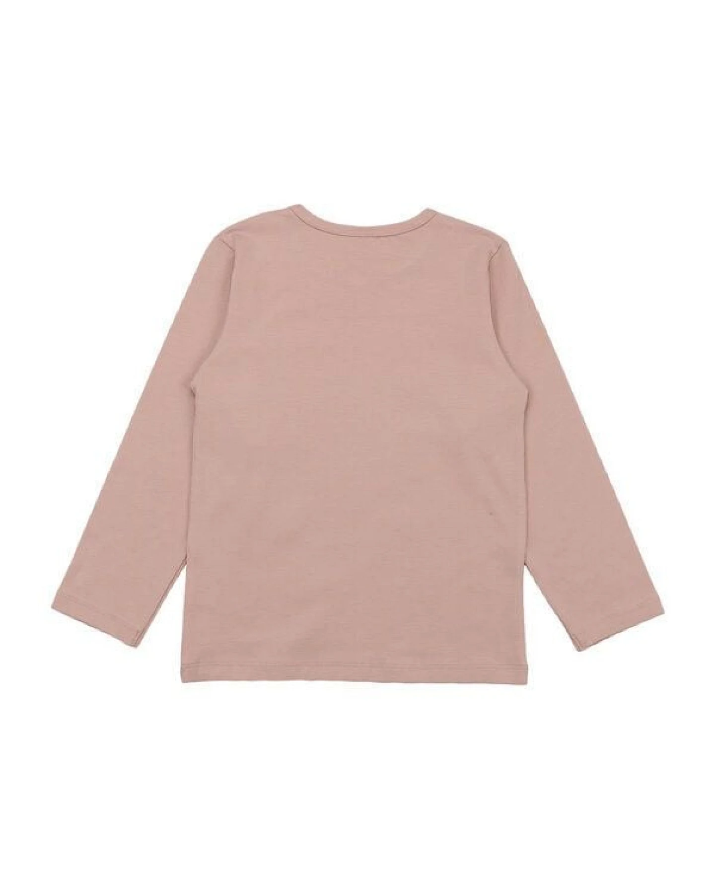 Kinder Langarmshirt GOTS zertifiziert – Bio-Baumwolle, Rosa mit Katzenmotiv, weich & bequem, alltagstauglich, gut kombinierbar – Ansicht 4