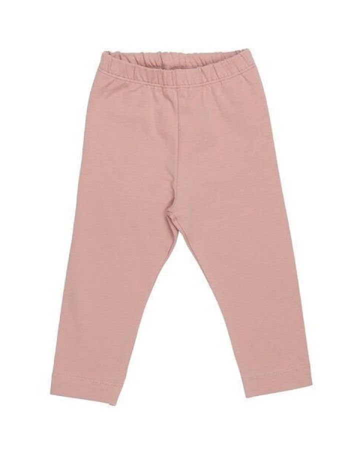 Kinder Leggings GOTS zertifiziert Bio-Baumwolle, Altrosa, Walkiddy