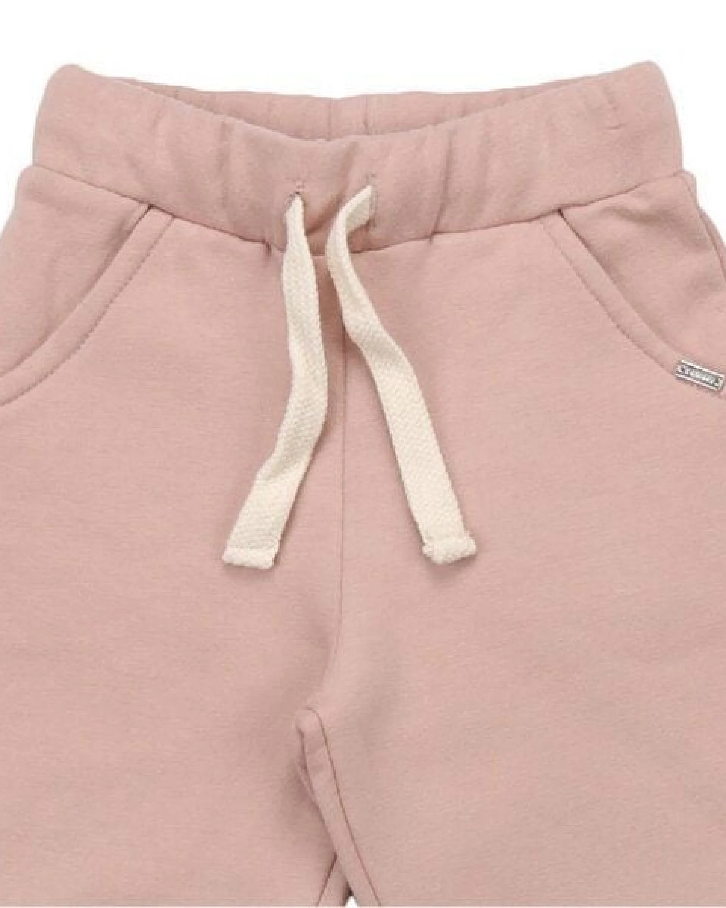 Kinder Baggy Hose GOTS zertifiziert, Bio-Baumwolle, rosa, „Cat Pink“, weich, elastischer Bund – Walkiddy – Ansicht 4