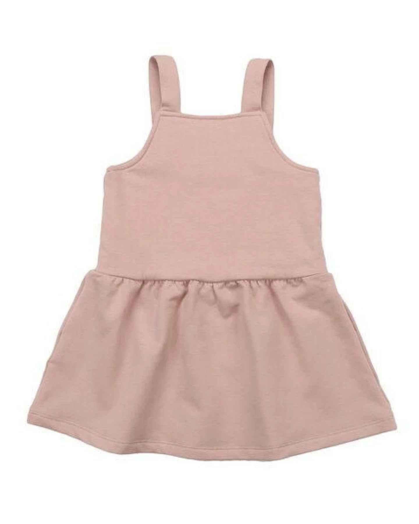 Kinder Latzkleid GOTS zertifiziert – Bio-Baumwolle, Rosa mit Katzenmotiv, bequem & kombinierbar, alltagstauglich – Ansicht 3
