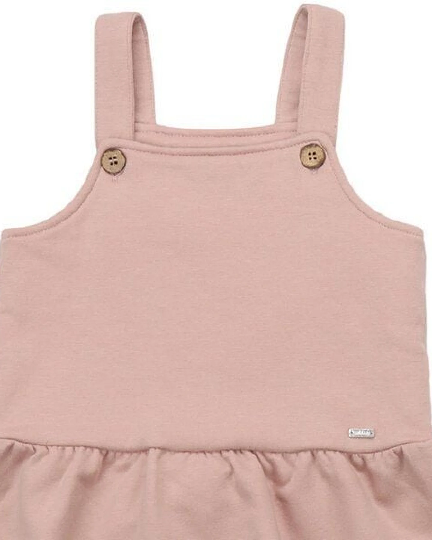 Kinder Latzkleid GOTS zertifiziert – Bio-Baumwolle, Rosa mit Katzenmotiv, bequem & kombinierbar, alltagstauglich – Ansicht 4