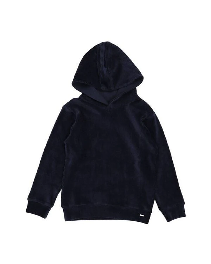 Walkiddy Cord Navy Bio-Baumwoll-Kinder-Hoodie Blau - GOTS-zertifiziert, Umweltfreundlich & Hautfreundlich