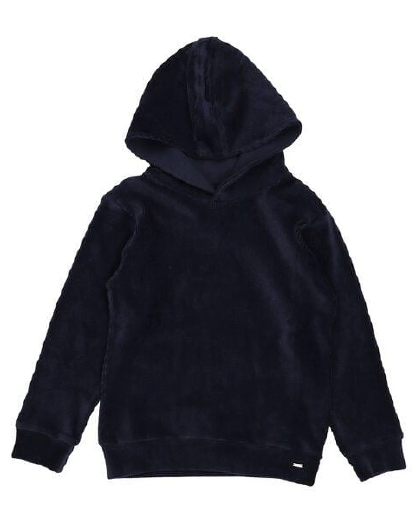 Walkiddy Cord Navy Bio-Baumwoll-Kinder-Hoodie Blau - GOTS-zertifiziert, Umweltfreundlich & Hautfreundlich – Ansicht 2