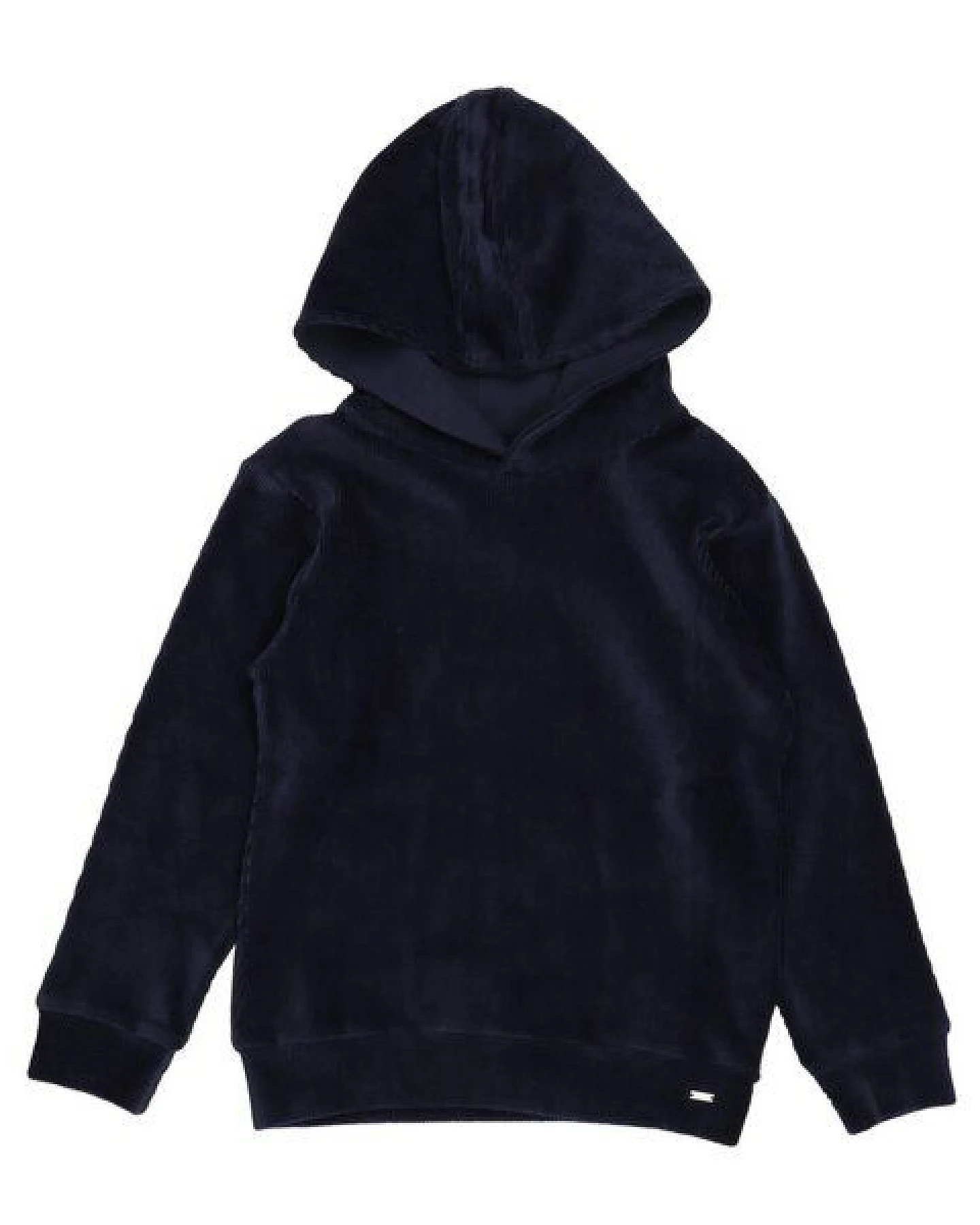 Walkiddy Cord Navy Bio-Baumwoll-Kinder-Hoodie Blau - GOTS-zertifiziert, Umweltfreundlich & Hautfreundlich – Ansicht 2