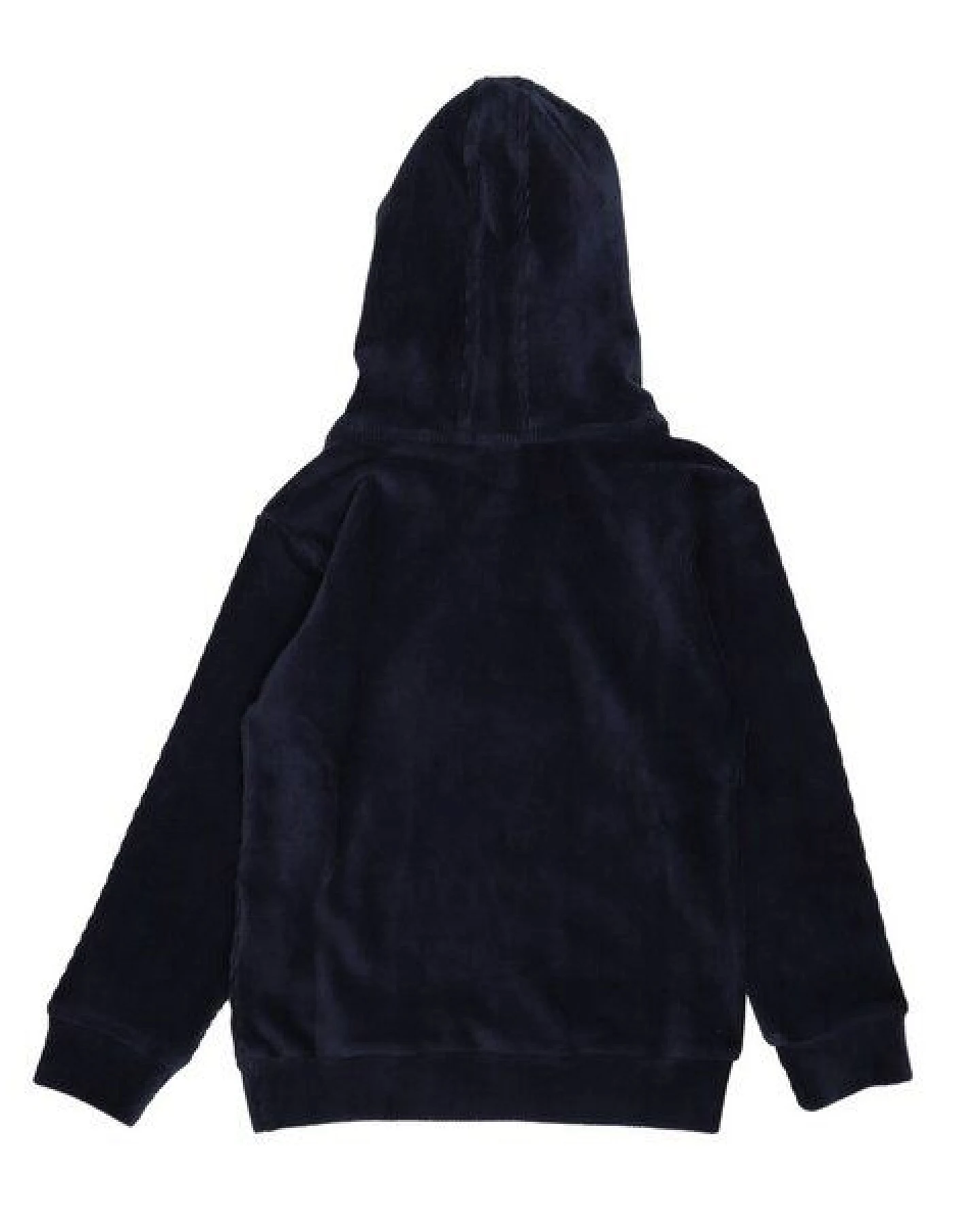 Walkiddy Cord Navy Bio-Baumwoll-Kinder-Hoodie Blau - GOTS-zertifiziert, Umweltfreundlich & Hautfreundlich – Ansicht 3