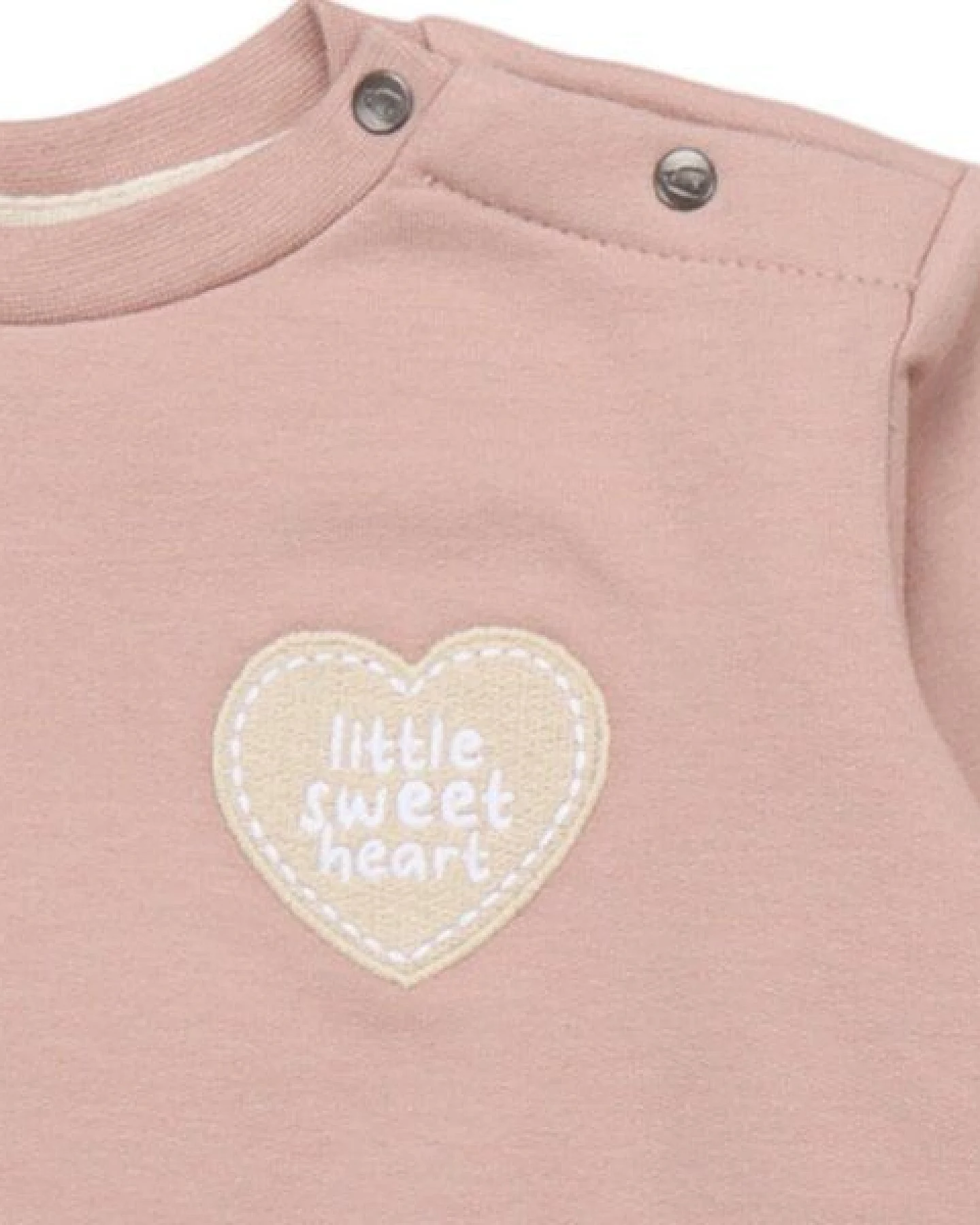 Walkiddy Bio-Baumwolle Kindersweatshirt - Tiny Flowers Pink - Nachhaltig & Hautfreundlich – GOTS zertifiziert – Ansicht 4
