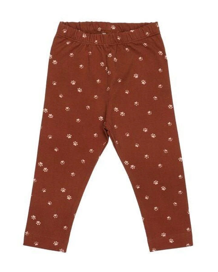 Bio Paw-Leggings von Walkiddy - Kindermode mit Pfoten-Print, GOTS-zertifizierte Bio-Baumwolle, allergikerfreundlich, fair und nachhaltig produziert