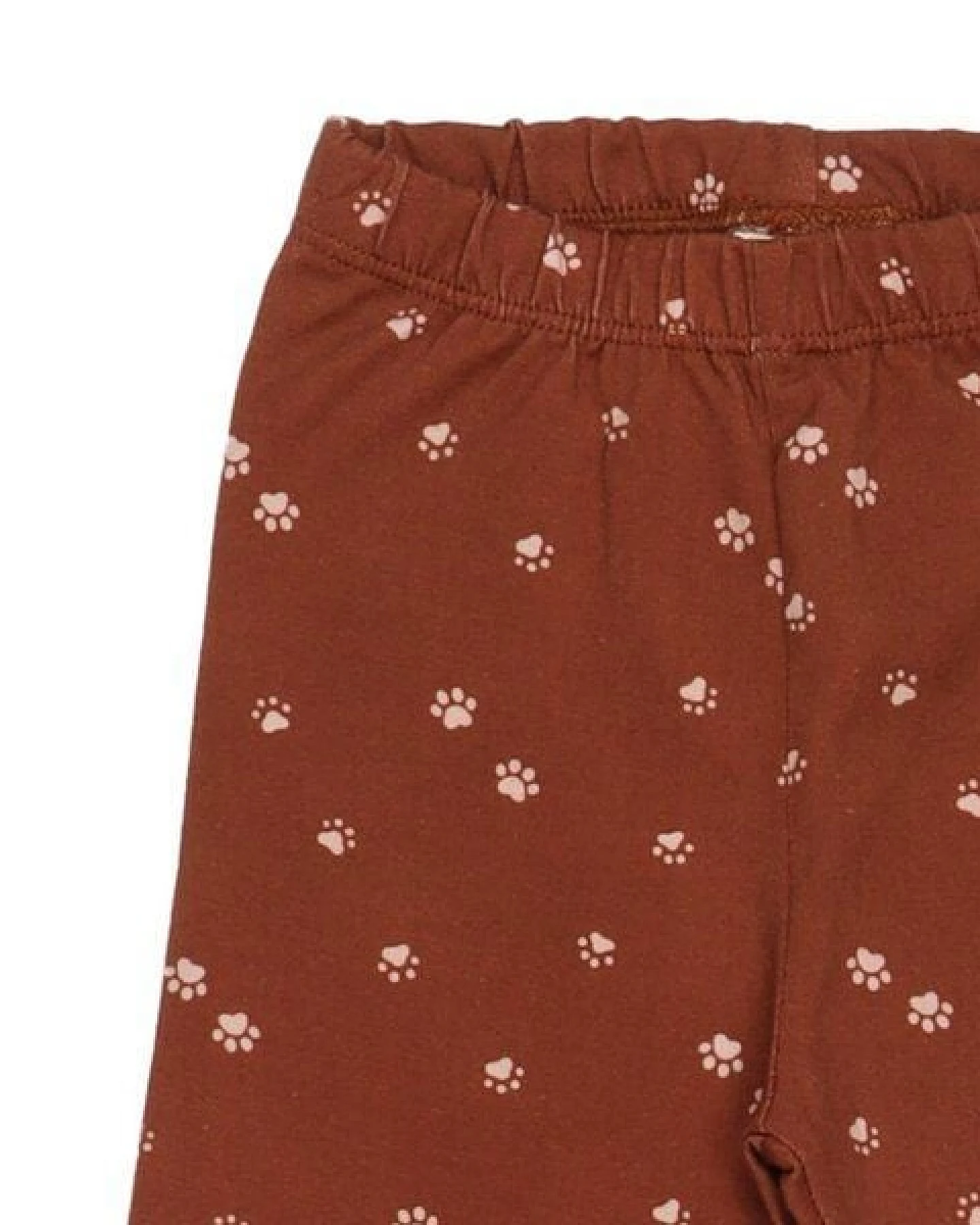 Bio Paw-Leggings von Walkiddy - Kindermode mit Pfoten-Print, GOTS-zertifizierte Bio-Baumwolle, allergikerfreundlich, fair und nachhaltig produziert – Ansicht 4