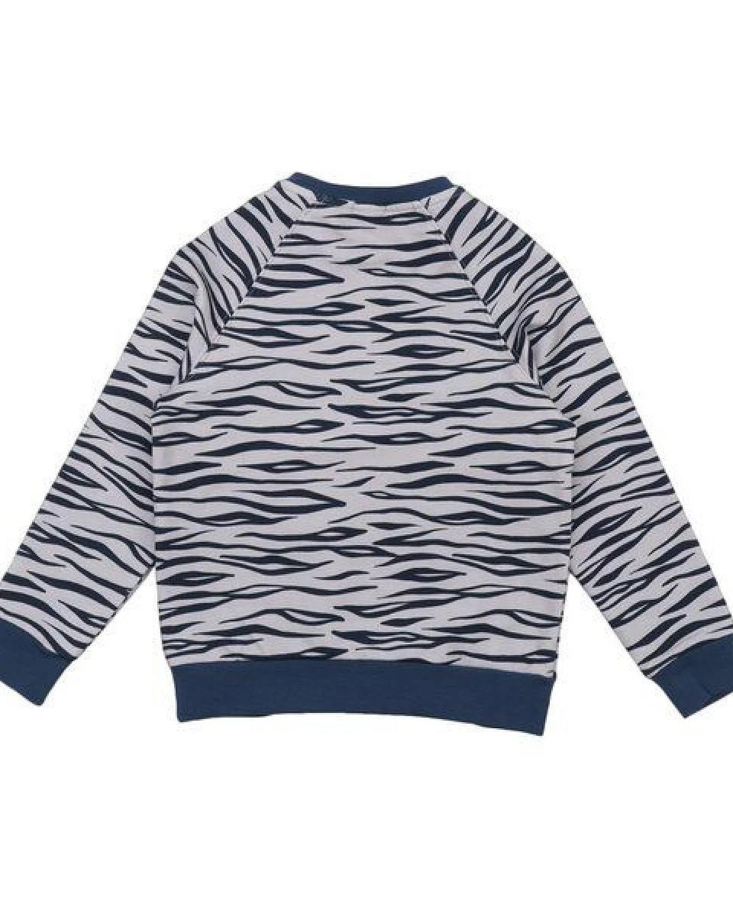 Kinder Sweatshirt – Grau mit Tiermuster, weich & bequem – Ansicht 3
