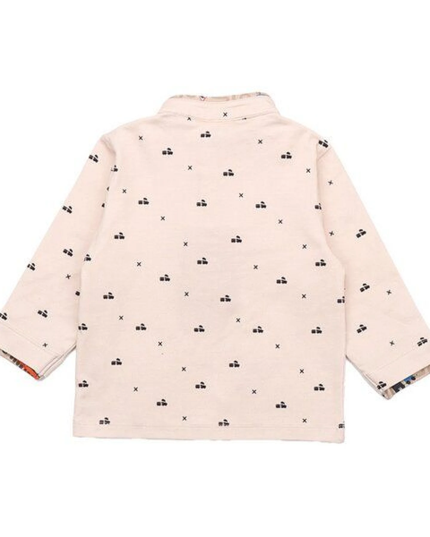 Kinder Langarmshirt GOTS zertifiziert – Creme mit Motiv, weich & bequem – Ansicht 3