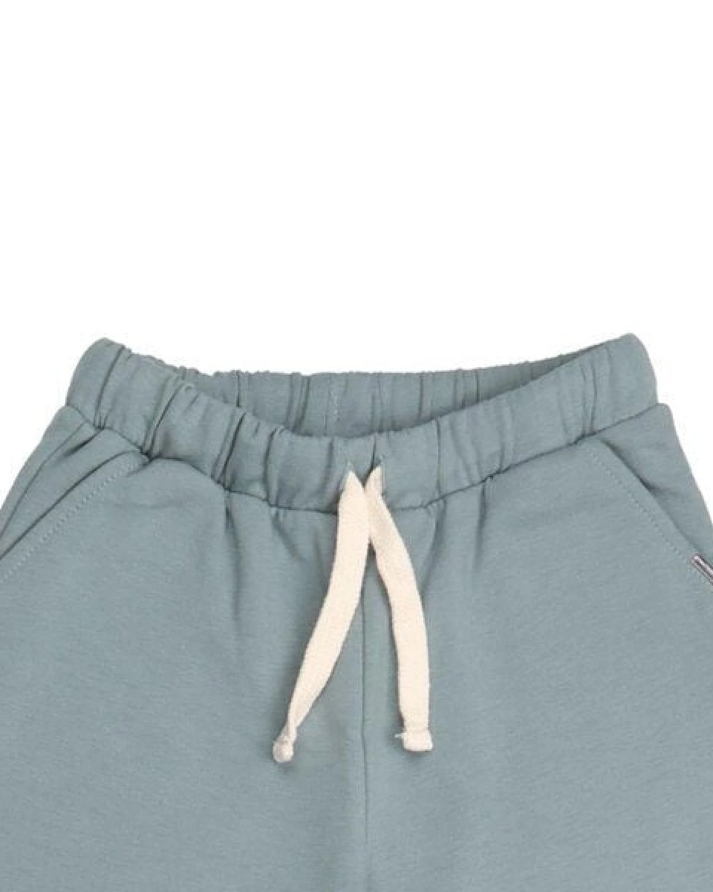 Kinder Culotte Hose GOTS-zertifiziert aus Bio-Baumwolle, hellgrün, weites Bein mit elastischem Bund & Kordelzug – Walkiddy Wide Leg Pants – Ansicht 3