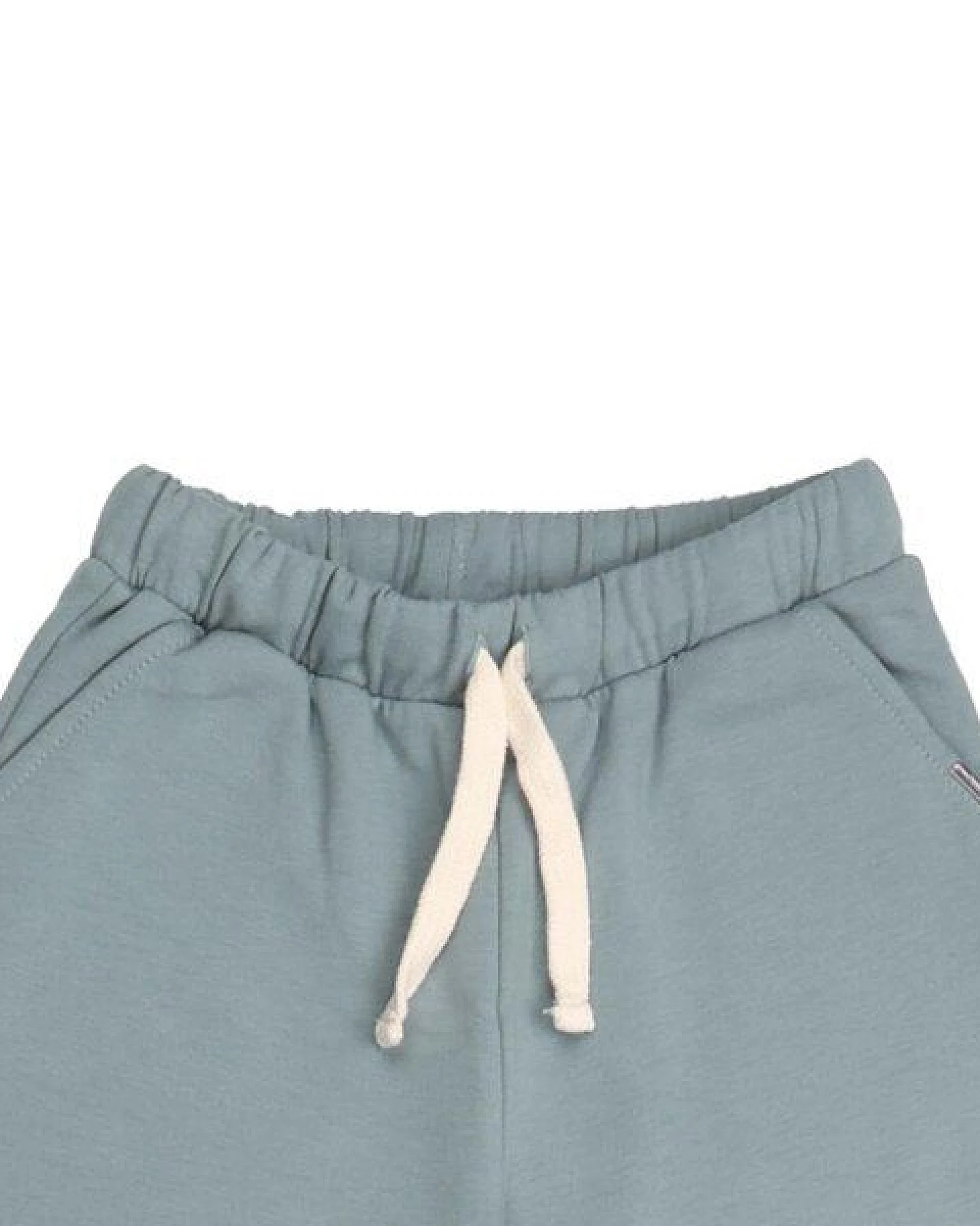 Kinder Culotte Hose GOTS-zertifiziert aus Bio-Baumwolle, hellgrün, weites Bein mit elastischem Bund & Kordelzug – Walkiddy Wide Leg Pants – Ansicht 3