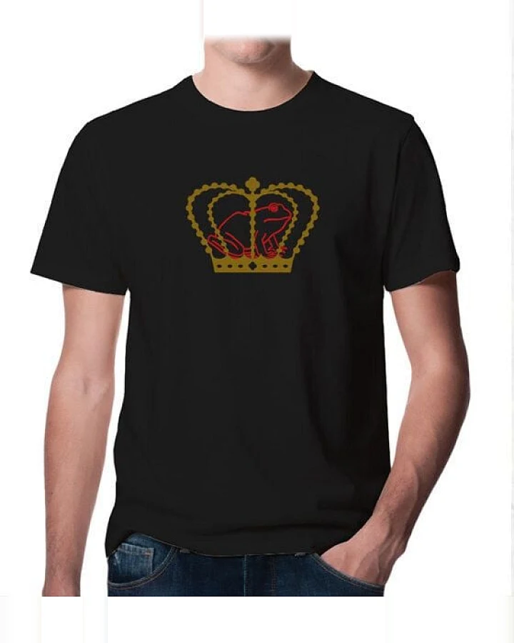 Picopoc Der Froschkönig T-Shirt in schwarz