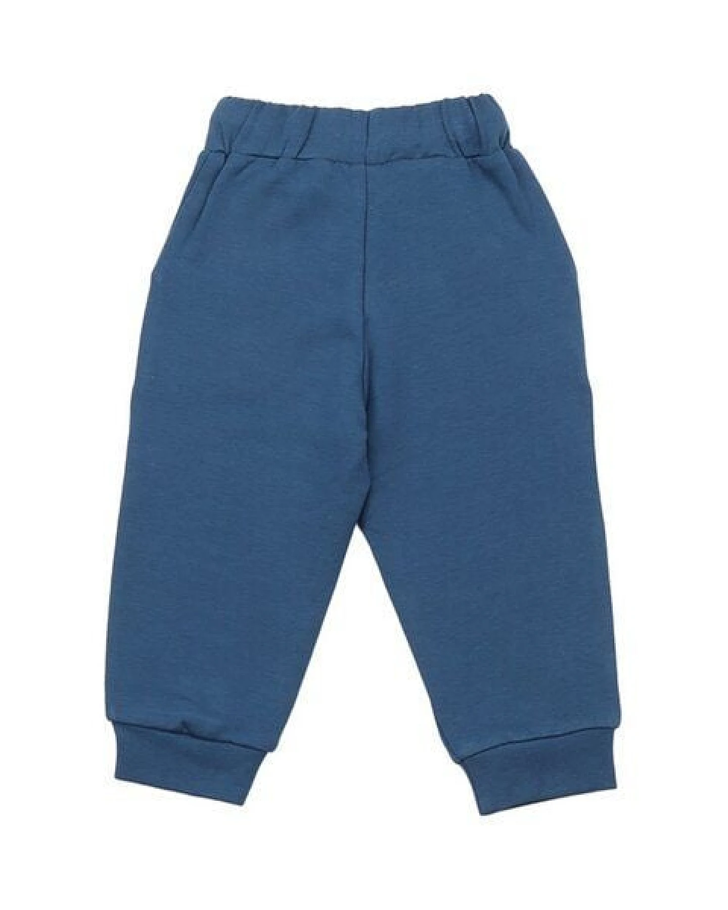 Kinder Baggy Hose GOTS zertifiziert Bio-Baumwolle, Navyblau, Walkiddy – Ansicht 3