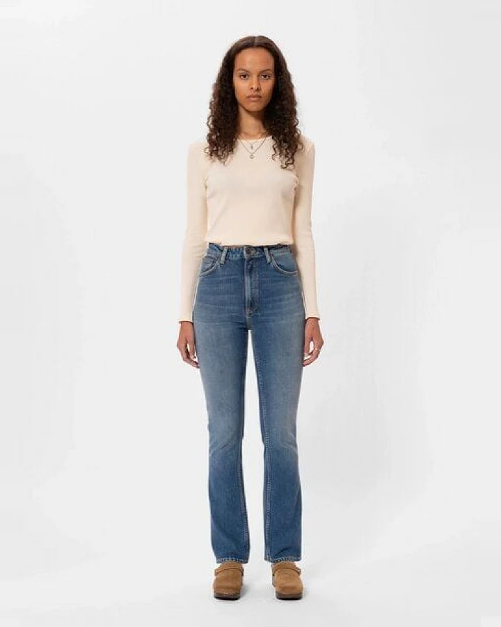 Nudie Jeans ROWDY RUTH - French Blue