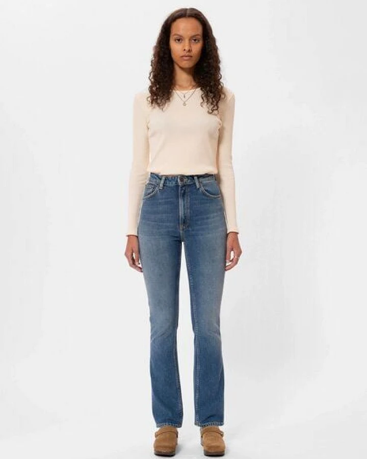 Nudie Jeans ROWDY RUTH - French Blue