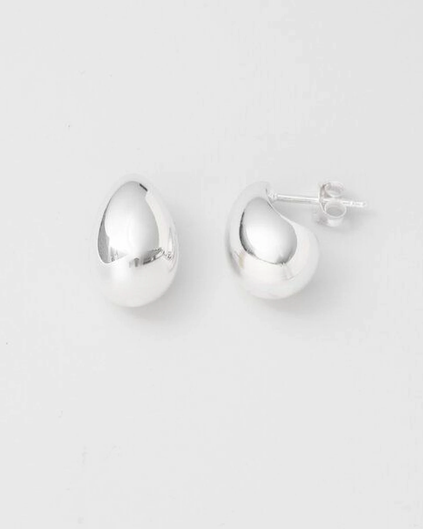 fejn jewelry Ohrstecker 'big drop' in Tropfenform – Ansicht 3