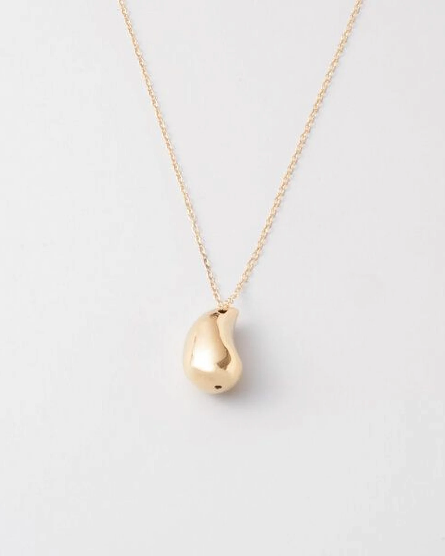 fejn jewelry Kette 'big drop' mit großem Tropfenanhänger – Ansicht 3