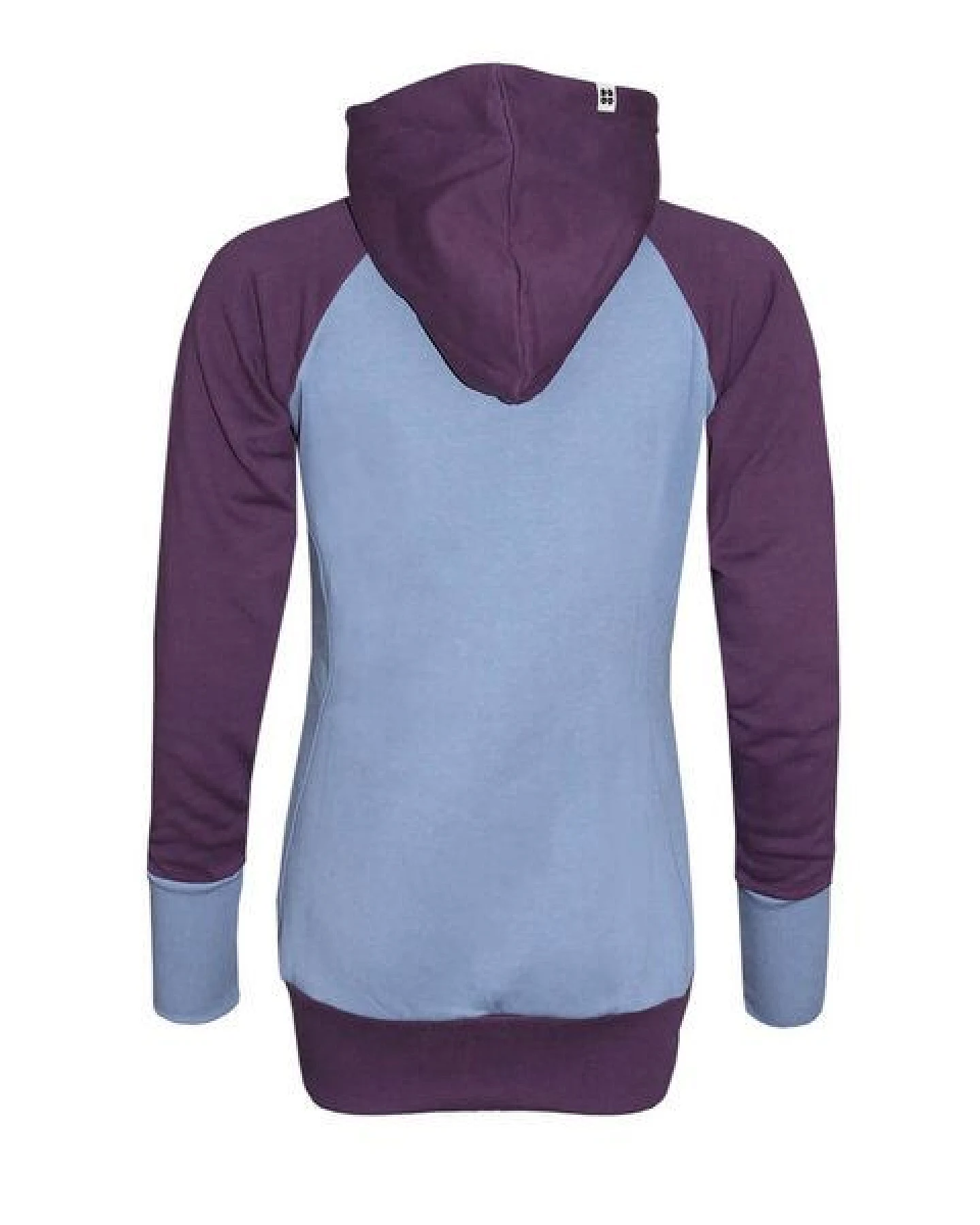 FÄDD Damen Sweatjacke aus Bio-Baumwolle "Troijer Z Heimat" Lila & Bunt – Ansicht 3