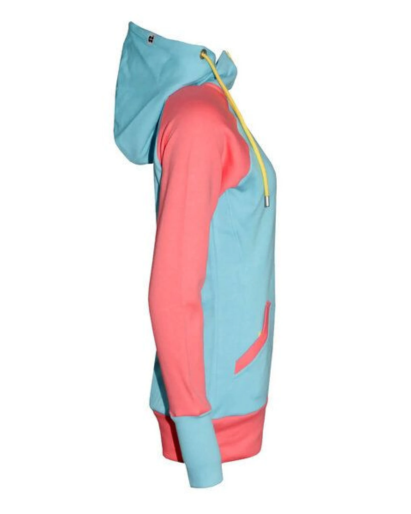 FÄDD Damen Sweatjacke aus Bio-Baumwolle "Troijer Z Heimat" Lila & Bunt – Ansicht 4