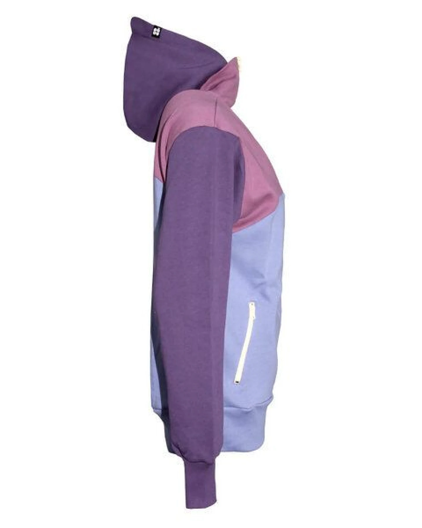 FÄDD Damen Sweatjacke Hoodie Zipper Bio-Baumwolle Troijer "DZ" Heimat Lila – Ansicht 4