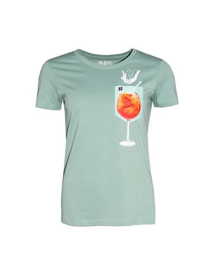 FÄDD Damen T-Shirt aus Bio-Baumwolle "Spritz BT" Grün