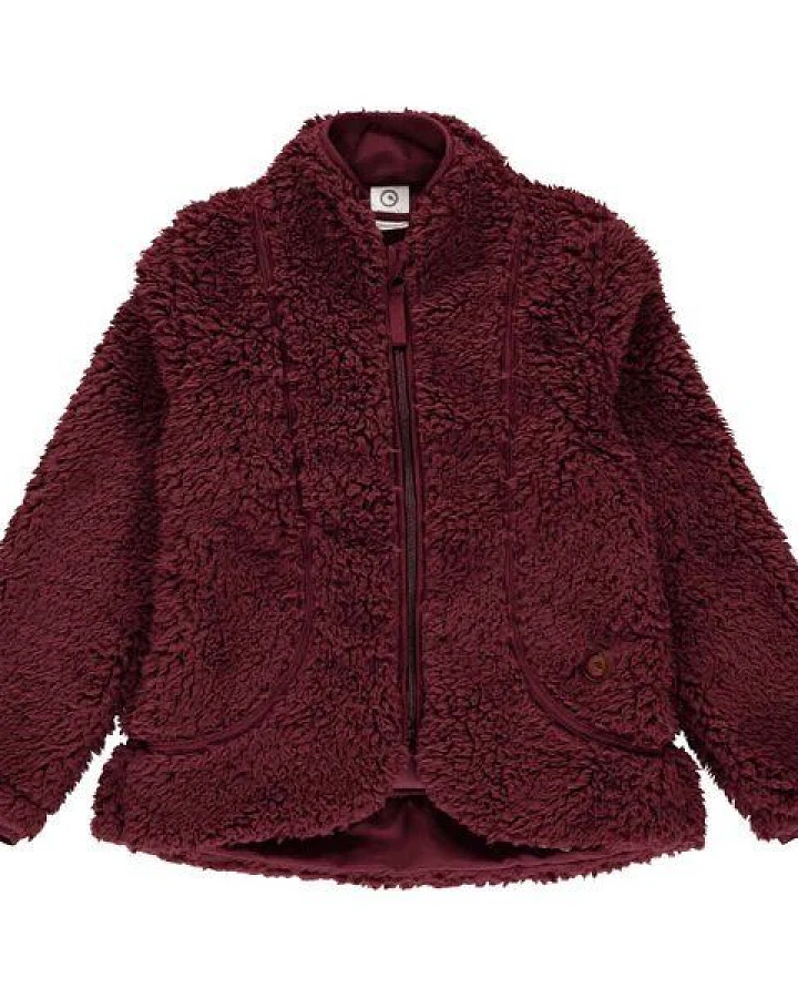 Fred's World by Green Cotton "Green Cotton" Fleecejacke weinrot