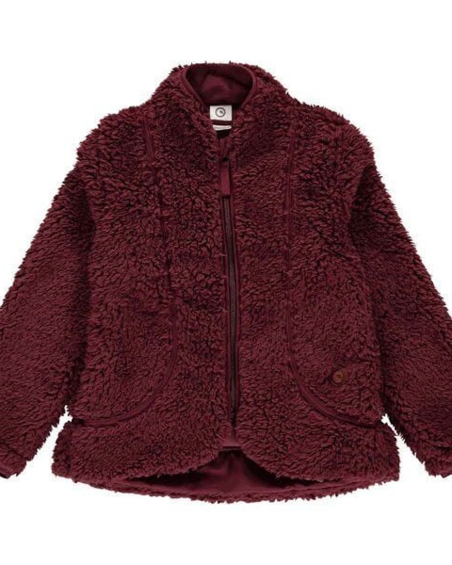 Fred's World by Green Cotton "Green Cotton" Fleecejacke weinrot – Ansicht 2