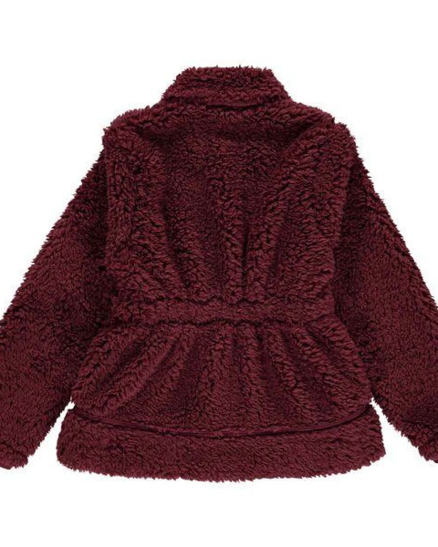 Fred's World by Green Cotton "Green Cotton" Fleecejacke weinrot – Ansicht 3