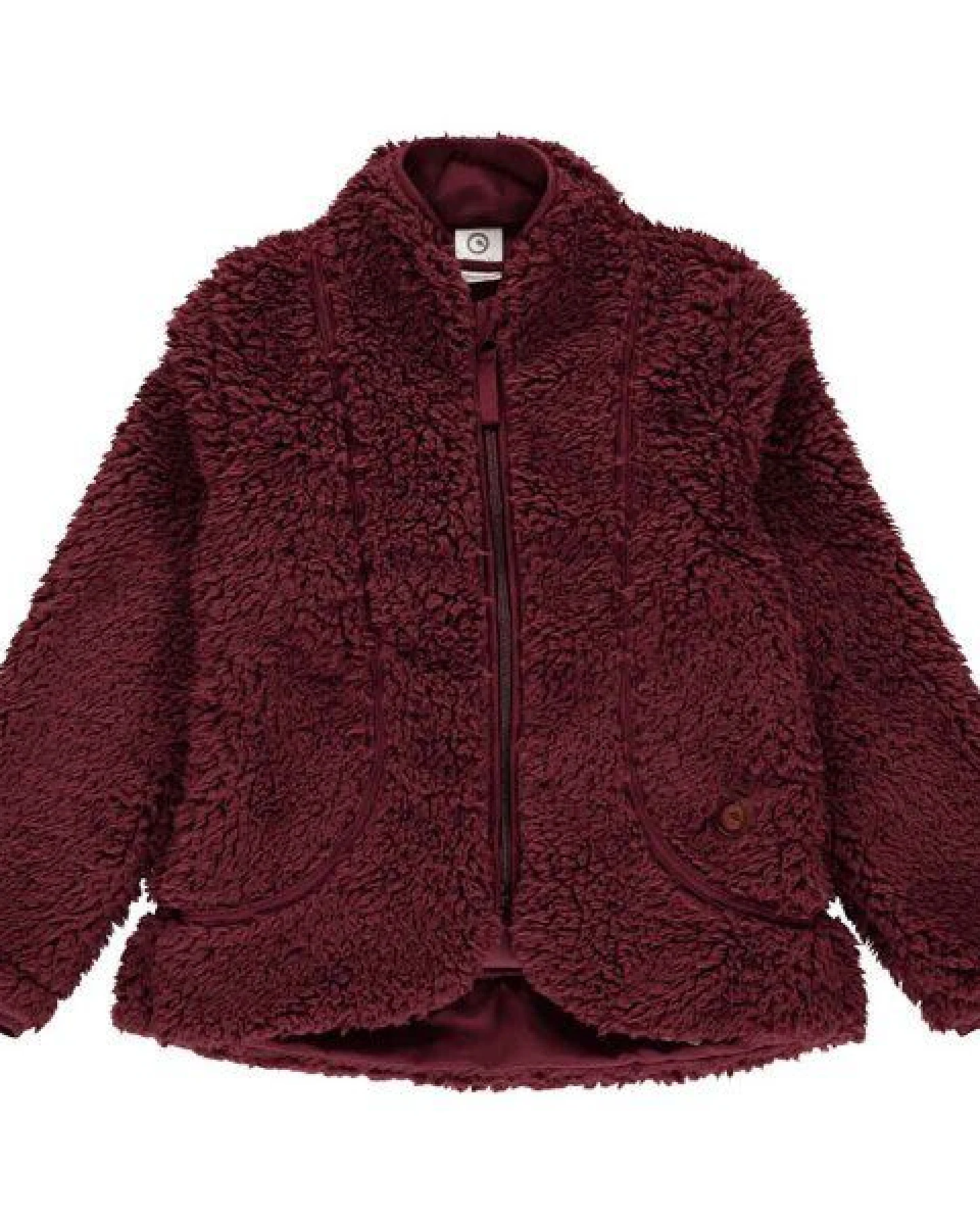 Fred's World by Green Cotton "Green Cotton" Fleecejacke weinrot – Ansicht 2