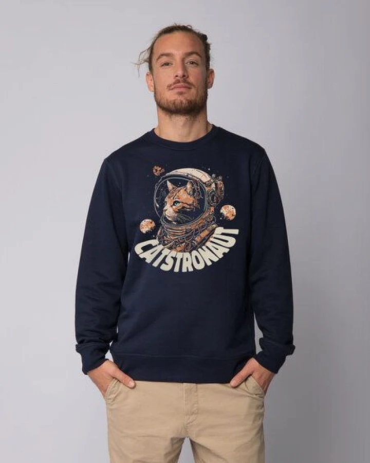 watapparel Sweatshirt Unisex Catstronaut